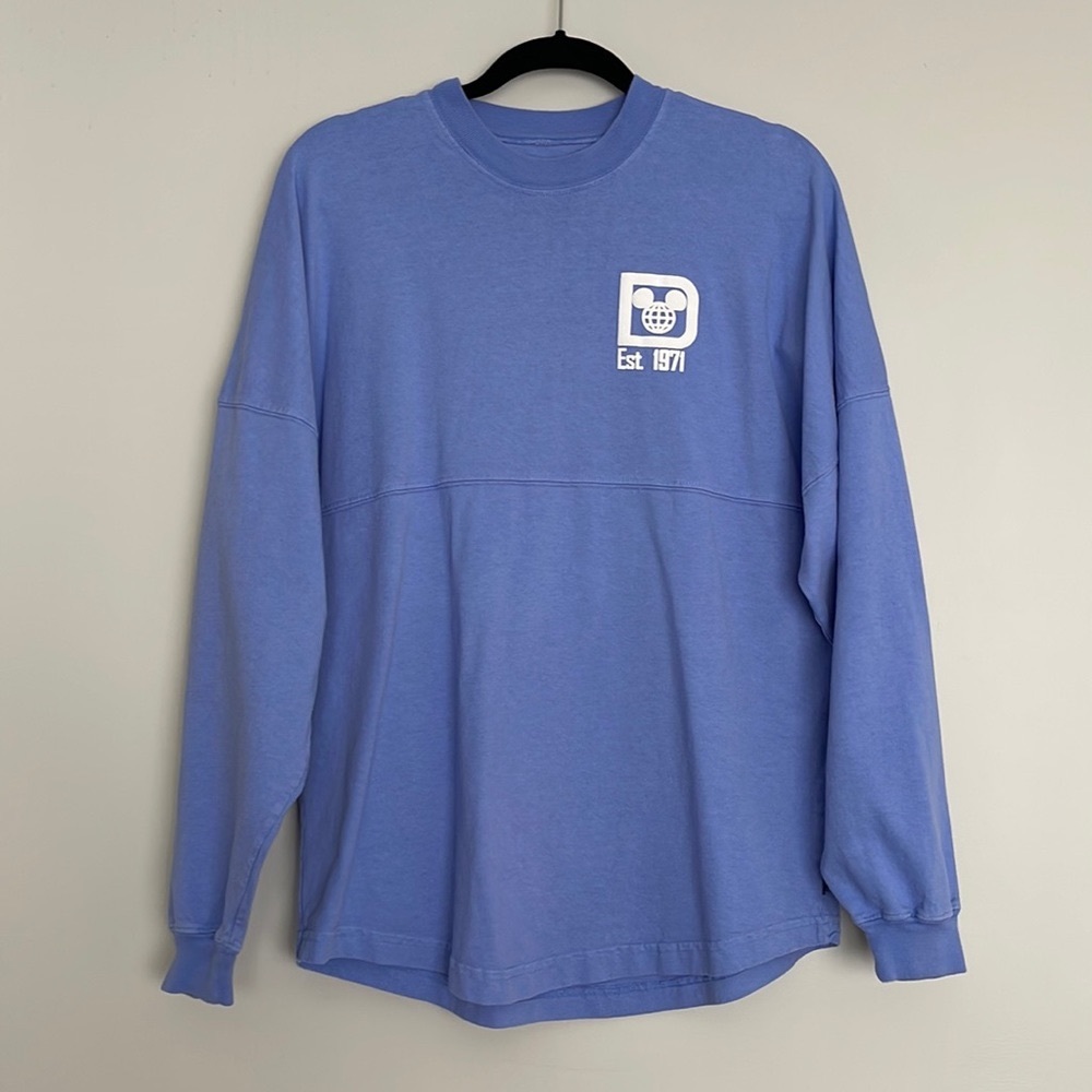 Spirit Jersey Disney Parks Pullover Sweatshirt Lavender Size S